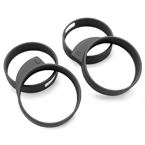 OKULI 4 x Écouteurs en Silicone d'oreilles Bouts d'ailes pour Samsung Galaxy Buds FE Casque Écouteurs en Noir