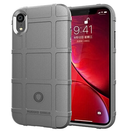 Wewoo Coque TPU antichoc à couverture totale pour iPhone XR (Gris)