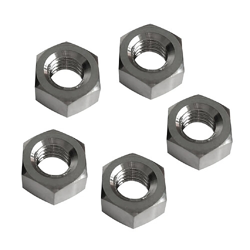 5pcs M4 TC4 / Gr5 Alliage De Titane Support Hex Entretoise Verrouillage à Vis écrou