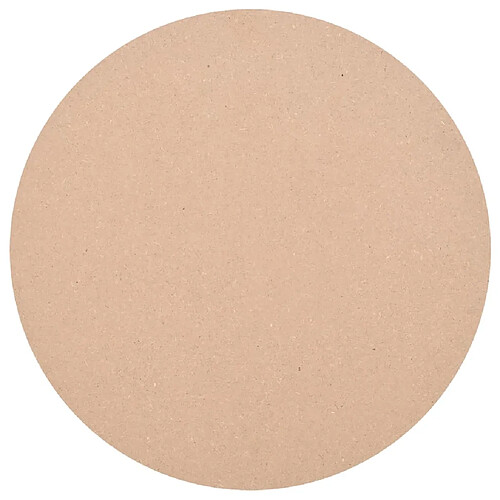 vidaXL Dessus de table Rond MDF 500 x 18 mm