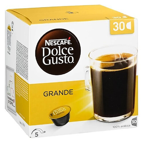 Capsules Dolce Gusto café Grande Nescafé - Boîte de 30