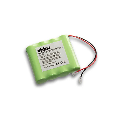 vhbw Batterie NiMH Universal Batterie Pack 2000mAh 4.8V 4x AA