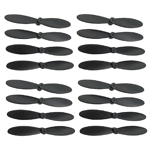 4 Set Propeller Prop CW / CCW Pour JJRC H8 Mini RC Helicopter Spare Part Noir