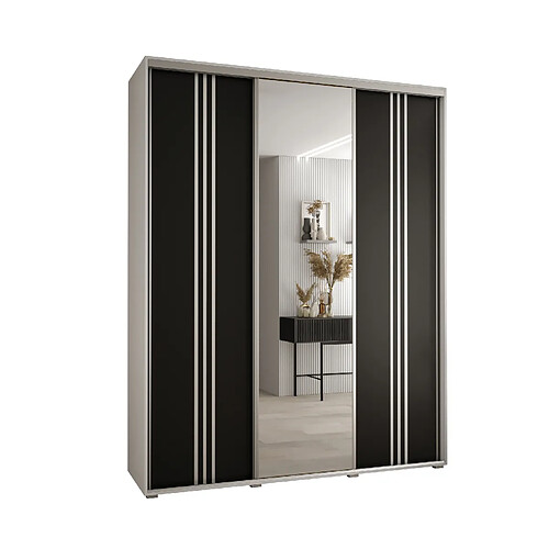 Abiks Meble Armoire DAVOS 7 À Portes Coulissantes 235,2/190/60 3 Portes