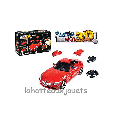 HAPPY WELL 3D puzzle modele BMW Z4 rouge 1:32