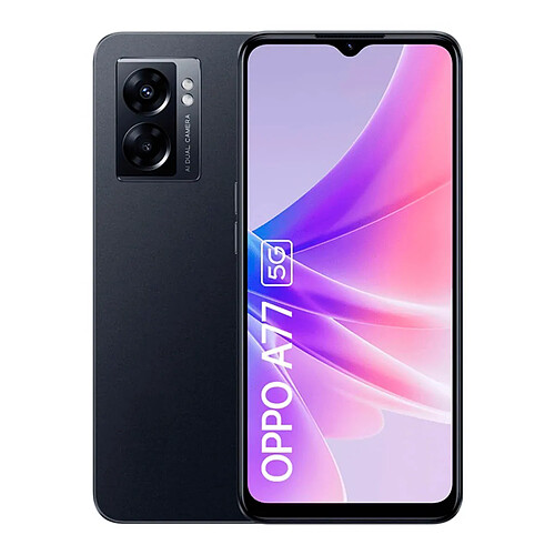 Oppo A77 5G 4 Go/64 Go Noir (Midnight Black) Double SIM