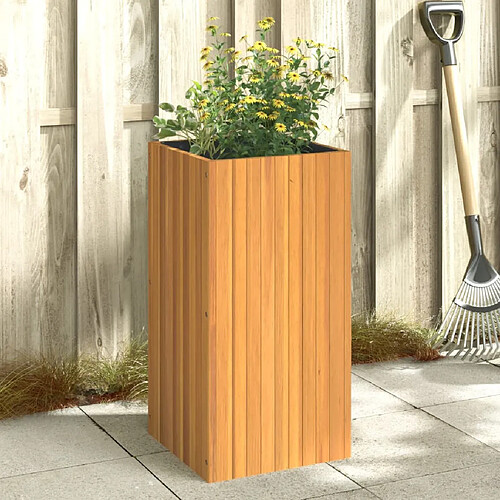 vidaXL Jardinière 45x45x90 cm bois massif d'acacia