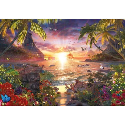 Puzzle 18000 pieces - Paradis au soleil couchant - Ravensburger