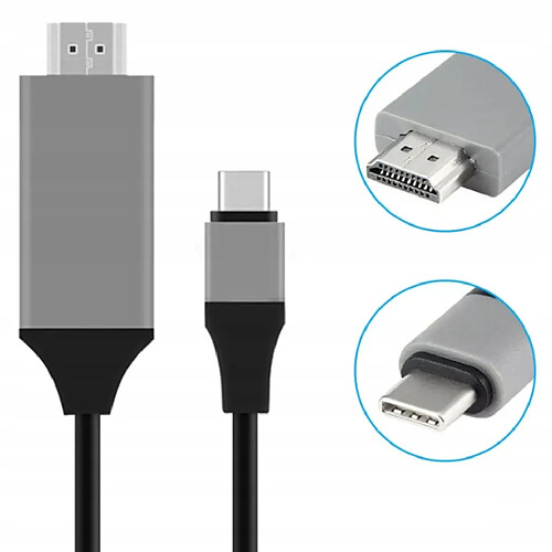 GUPBOO Câble USB-C HDMI 4K pour Note 9 10 20 + MHL,JL2140