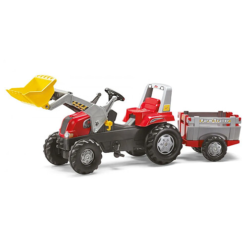 Rolly Toys Tracteur a Pédales et Remorque rollyJunior RT