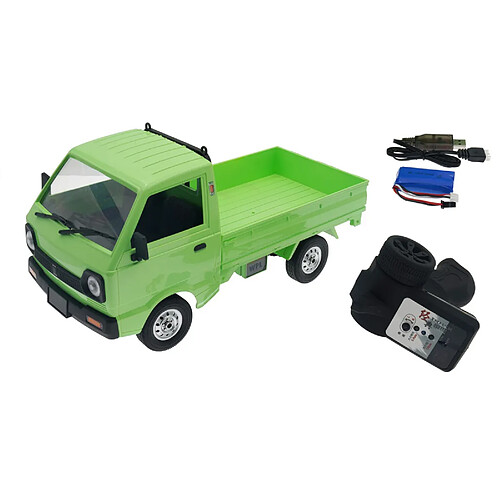 1/10 2.4GHz 4WD Voiture De Camion RC Avec Batterie LED De Simulation Sur Route 1