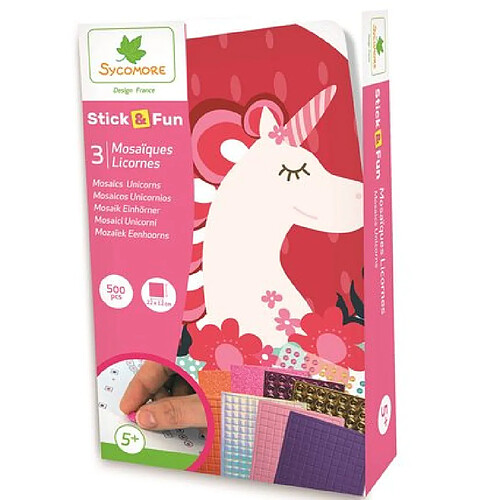 Au Sycomore Stick n fun Mosaique licorne