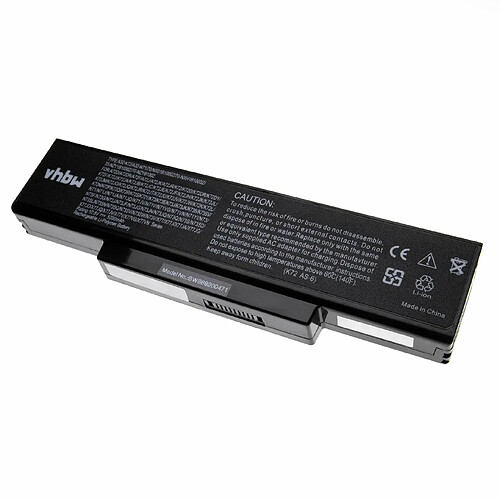 vhbw batterie compatible avec Asus X77JQ, X77JV, X77V, X77VG, X77VN laptop (5200mAh, 10.8V, Li-Polymère, noir)