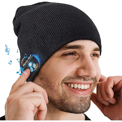 Universal Cadeaux pour hommes / femmes Bluetooth Boneie - Christmas Stocking Sobers Bluetooth Hat avec casque sans fil idées cadeaux