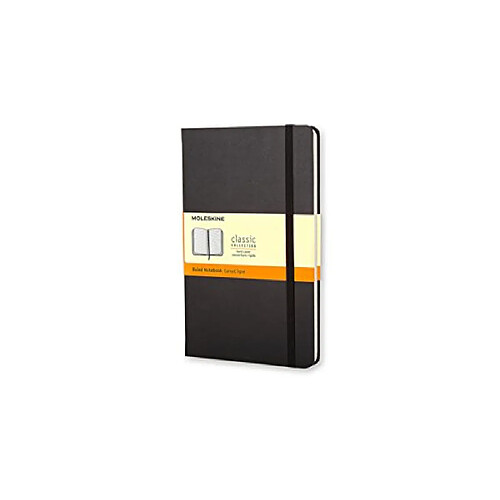 Moleskine carnet ligné Format de poche Couverture rigide noire 9 x 14 cm