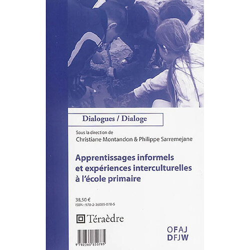 Apprentissages informels et expériences interculturelles à l'école primaire · Occasion