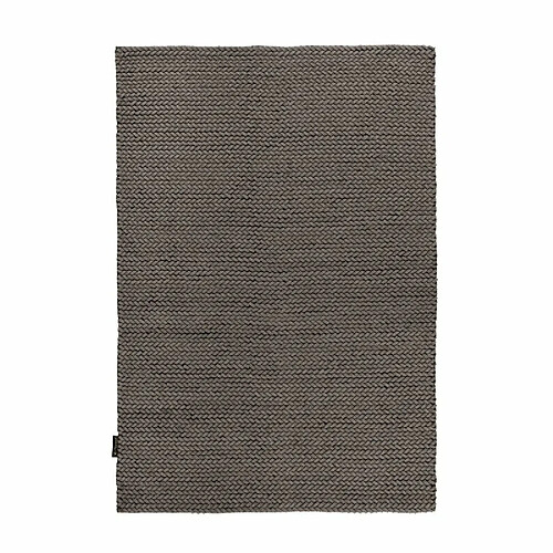 Paris Prix Tapis en Laine Tissé à la Main Robbie Gris 120 x 170 cm