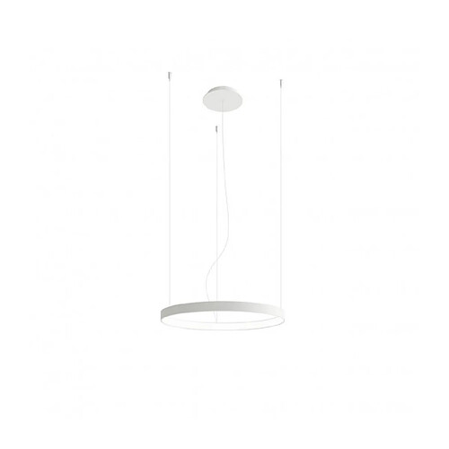 Luminaire Center Plafonnier LED intégré Rio Integrated Acier blanc 1 ampoule 150cm