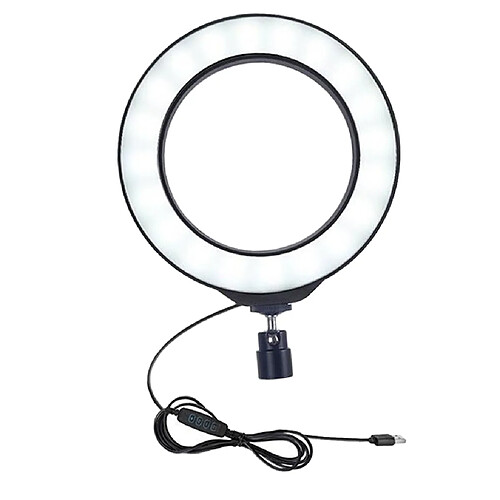 80 LED Selfie Anneau Lumière Luminosité Réglable Photo Lumière 6.2 Pouces (3 Modes)