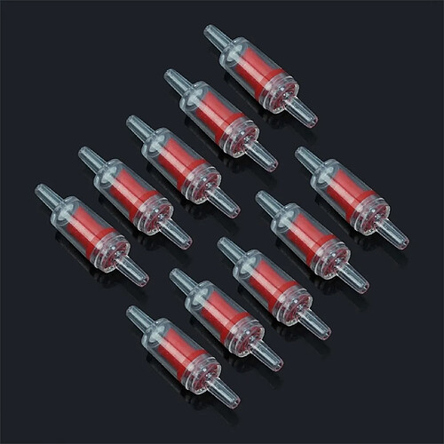 Wewoo Pour la pompe à air de réservoir de poissons, interface: 4mm Clapets de non-retour en ligne de 10 PCS