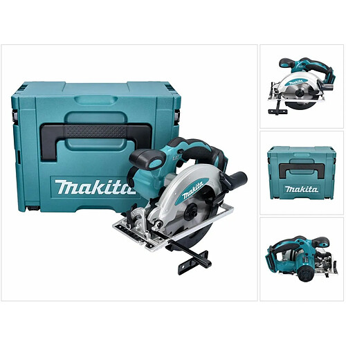 Scie circulaire sansfil Makita DSS610ZJ 18 V sans batterie ni chargeur coffret MAKPAC 3