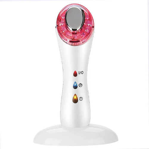 Chrono Appareil de beauté de massage,appareil de cavitation de micro-courant raffermissant de levage du visage(Blanc)