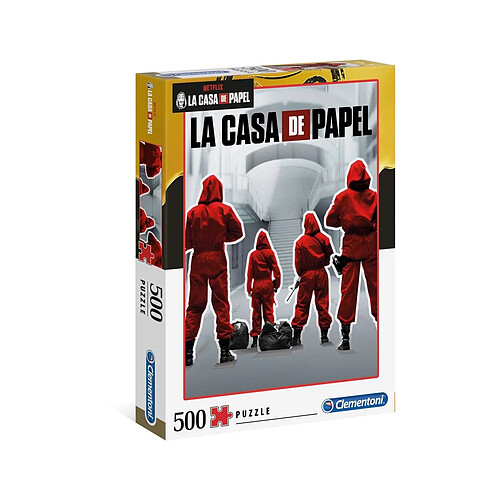 Clementoni La casa de papel - Puzzle Salopette (500 pièces)