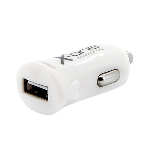 Totalcadeau Chargeur de voiture avec connexion USB Blanc pas cher