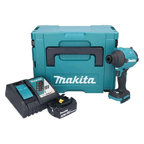 Makita DAS180RM1J Souffleur à poussière sans fil 18V Brushless + 1x Batterie 4,0Ah + Chargeur + Coffret Makpac