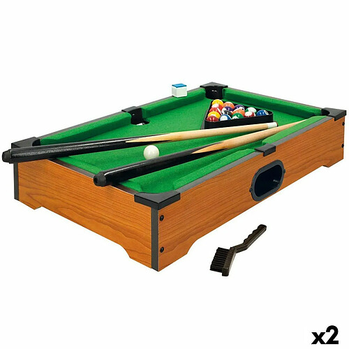 Color Baby Billard de table Colorbaby 51 x 9 x 31 cm (2 Unités)