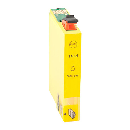 Cartouche d'encre compatible Epson 26 Xl, T2634 jaune