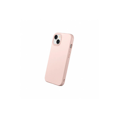 RHINOSHIELD coque compatible avec [iPhone 15 Pro] SolidSuit - coque fine avec technologie d'absorption des chocs et finition premium mate - Rose Poudré