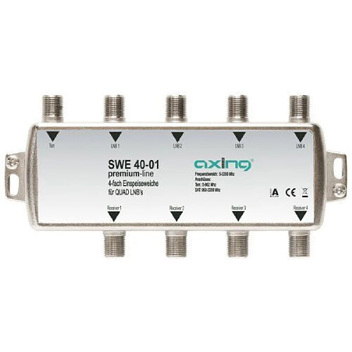 Axing SWE 40-01 Récepteur pour système satellite à signal terrestre 4 entrées