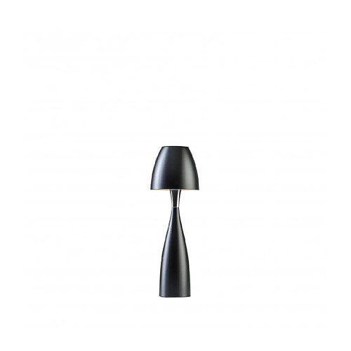 Luminaire Center Lampe de table ANEMON en Métal et Noir mat Diamètre 12,5 Cm