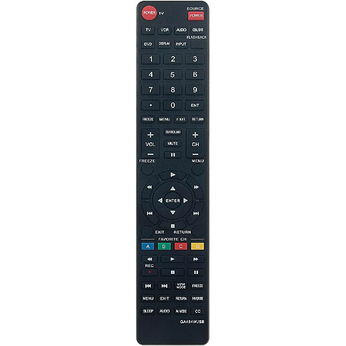 SANAG Nouveau Ga484Wjsb Telecommande De Remplacement Rrmcga484Wjsb Telecommande Pour Sharp Aquos Lcd Tv Rrmcga484Wjsb 07660Mp010 Ga484Wjsb Lc26D40U Lc26A40L Lc326D40U Lc32D40U Remote Controller