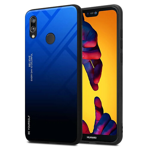 Cadorabo Coque Huawei P20 LITE 2018 / NOVA 3E Etui en Bleu