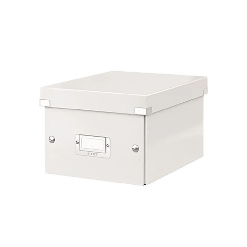 Boîte de rangement carton Leitz CLick&Store Wow H 16 X L 21,7 x P 28 cm blanche