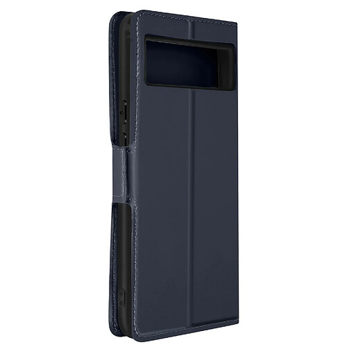 Avizar Étui pour Google Pixel 8 Porte-carte Support Wallet Slim Bleu nuit