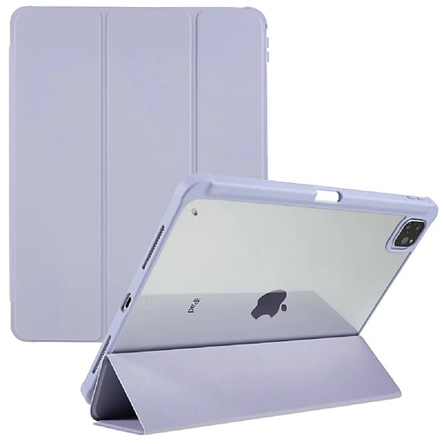 Etui en PU + TPU anti-chocs avec support pour votre iPad Pro 11 (2018)/(2020)/(2021)/(2022) - violet