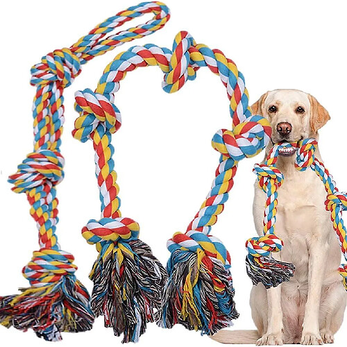 Jouets pour chien Xxl - Cordes pour masticateurs agressifs - Durable et amusant