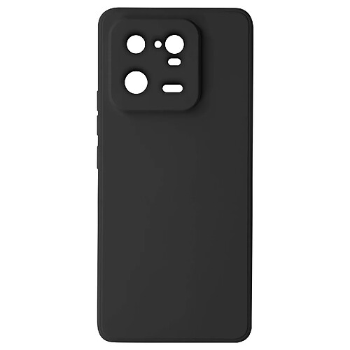 Avizar Coque pour Xiaomi 13 Pro Silicone Intérieur Microfibre Finition Mate noir