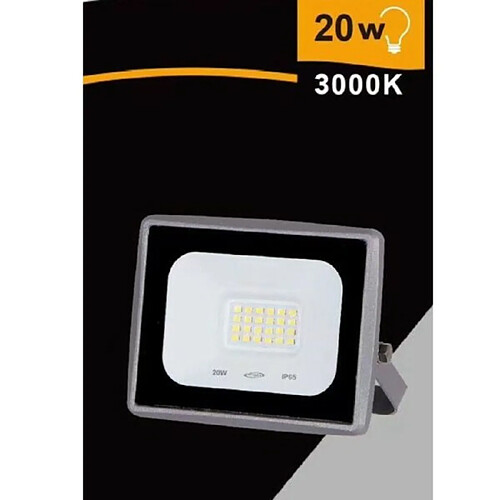 Tradex LED 20 W 1800 LM IP65 GREY WARM COLD LIGHT NATURAL EK02-20W-G