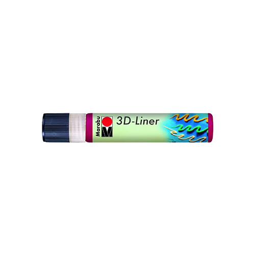 Marabu Peinture à effet 3D-Liner, 25 ml, rouge rubis ()