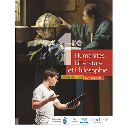 Humanités, littérature et philosophie 1re : enseignement de spécialité : programme 2019 · Occasion