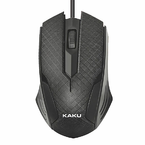 iKAKU KSC-357 Souris d'ordinateur optique avec 3 boutons 1500 DPI USB Noir