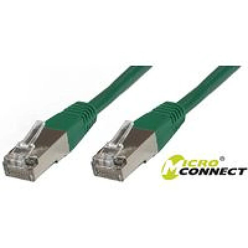 Disney Microconnect stp620g 20 m CAT6 F/UTP (FTP) Vert – Câble de réseau (RJ-45, RJ-45, Mâle/Mâle, Cat6, F/UTP (FTP), vert)