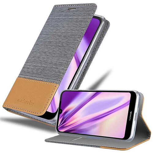 Cadorabo Coque Nokia 4,2 Etui en Gris