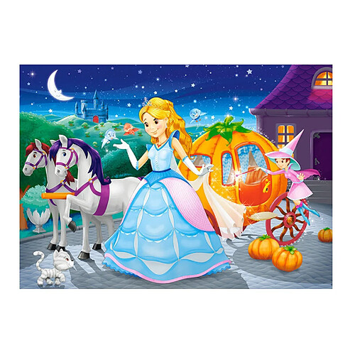 Castorland Puzzle 60 pièces : Cendrillon