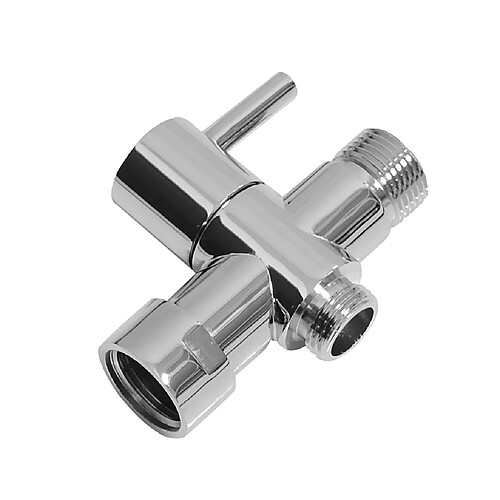 G3 / 4 ""G1 / 2"" Laiton 3 Voies Pommeau De Douche Inverseur Valve Robinet M / F Séparateur De Type T F