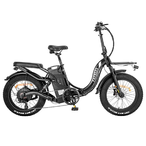 Fafrees – vélo électrique F20 x-max, pneus larges de 20x4.0 pouces, moteur sans balais de 750W, batterie de 48V 30ah, vitesse maximale par défaut de 25 km/h